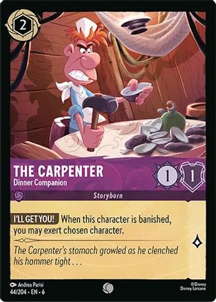 Image of The Carpenter - Dinner Companion (44/204) - Azurite Sea Cold Foil