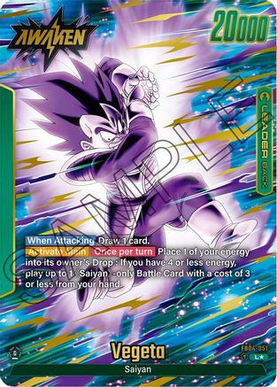 Image of Vegeta - FB04-051 (Alternate Art) (FB04-051) - Ultra Limit Holofoil
