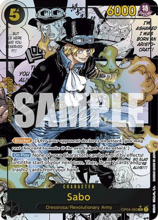 Image of Sabo (OP04-083) (Manga) (OP04-083) - Premium Booster -The Best- Foil