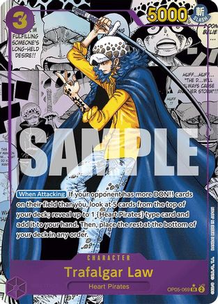 Image of Trafalgar Law (OP05-069) (Manga) (OP05-069) - Premium Booster -The Best- Foil
