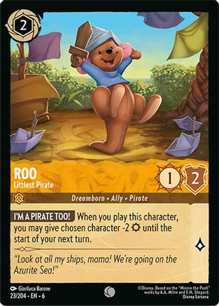 Image of Roo - Littlest Pirate (23/204) - Azurite Sea Cold Foil
