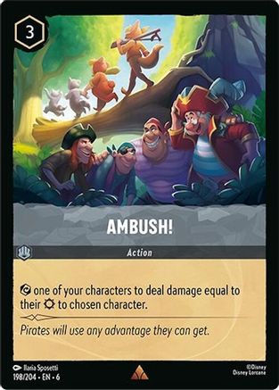 Image of Ambush! (198/204) - Azurite Sea Cold Foil