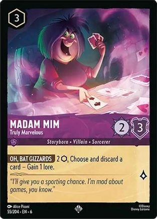 Image of Madam Mim - Truly Marvelous (55/204) - Azurite Sea Cold Foil