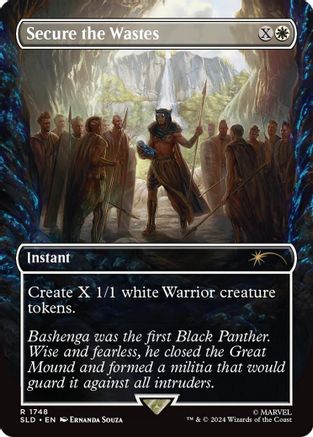 Image of Secure the Wastes (Rainbow Foil) (SLD-1748) - Secret Lair Drop Series Foil
