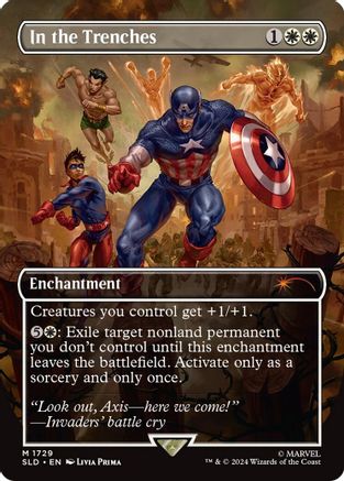 Image of In the Trenches (Rainbow Foil) (SLD-1729) - Secret Lair Drop Series Foil