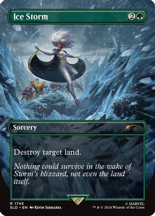 Image of Ice Storm (Rainbow Foil) (SLD-1745) - Secret Lair Drop Foil