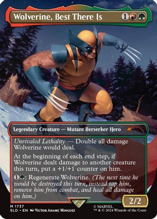 Image of Wolverine, Best There Is (Rainbow Foil) (SLD-1737) - Secret Lair Drop Series Foil