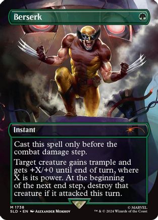 Image of Berserk (1738) (Rainbow Foil) (SLD-1738) - Secret Lair Drop Foil