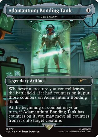Image of Adamantium Bonding Tank - The Ozolith (Rainbow Foil) (SLD-1741) - Secret Lair Drop Foil