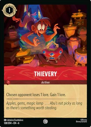 Image of Thievery (128/204) - Azurite Sea Cold Foil
