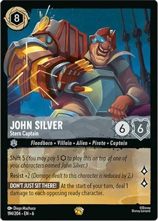 Image of John Silver - Stern Captain (194/204) - Azurite Sea
