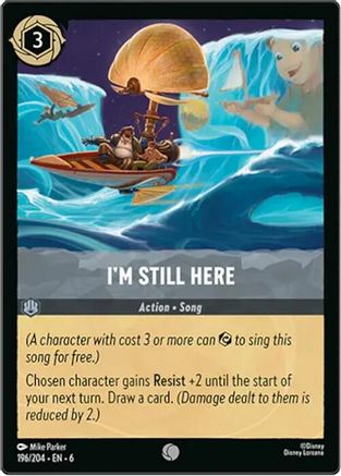 Image of I'm Still Here (196/204) - Azurite Sea Cold Foil