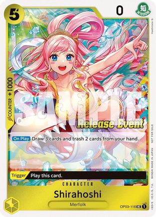 Image of Shirahoshi (ST15 - ST20 Release Event Winner Pack) (OP03-116) - One Piece Promotion Cards Foil