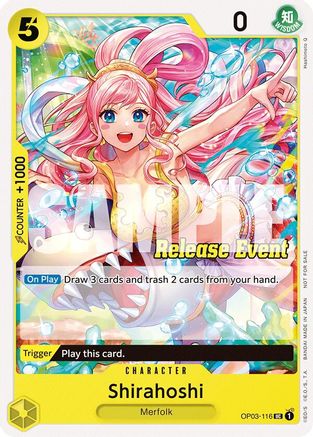 Image of Shirahoshi (ST15 - ST20 Release Event Pack) (OP03-116) - One Piece Promotion Cards
