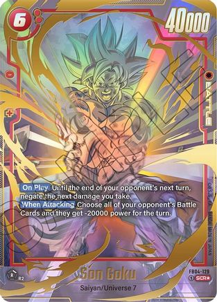 Image of Son Goku - FB04-129 (Alternate Art) (FB04-129) - Ultra Limit Holofoil