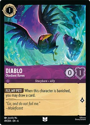 Image of Diablo - Obedient Raven (49/204) - Azurite Sea