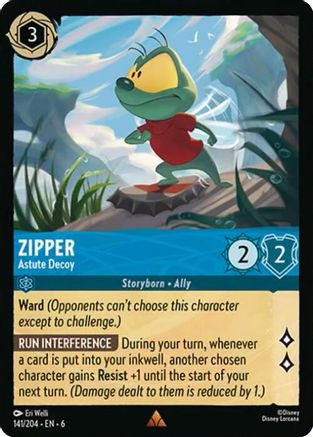 Image of Zipper - Astute Decoy (141/204) - Azurite Sea