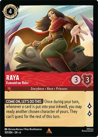 Image of Raya - Kumandran Rider (107/204) - Azurite Sea