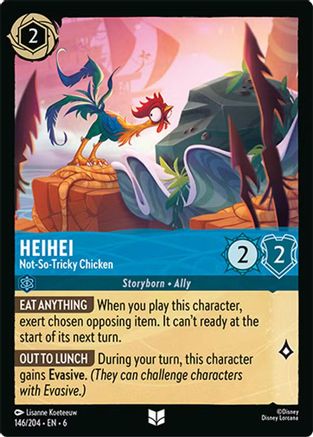 Image of HeiHei - Not-So-Tricky Chicken (146/204) - Azurite Sea