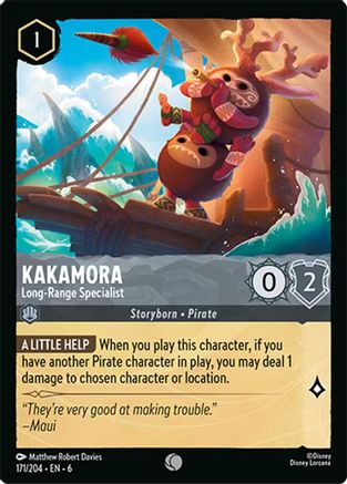 Image of Kakamora - Long-Range Specialist (171/204) - Azurite Sea Cold Foil
