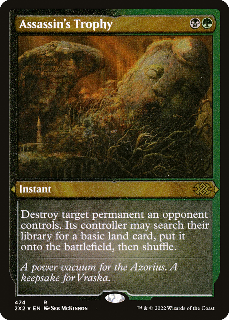 Image of Assassin's Trophy (2X2-474) - Double Masters 2022 Foil
