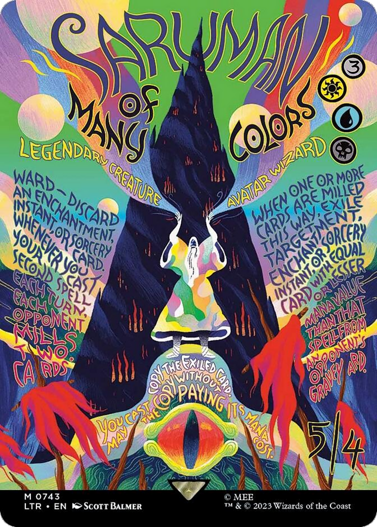 Image of Saruman of Many Colors (Borderless Poster) (LTR-743) - The Lord of the Rings: Tales of Middle-earth (Borderless)