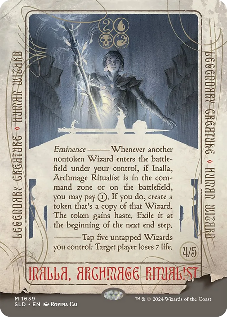Image of Inalla, Archmage Ritualist (SLD-1639) - Secret Lair Drop (Borderless)