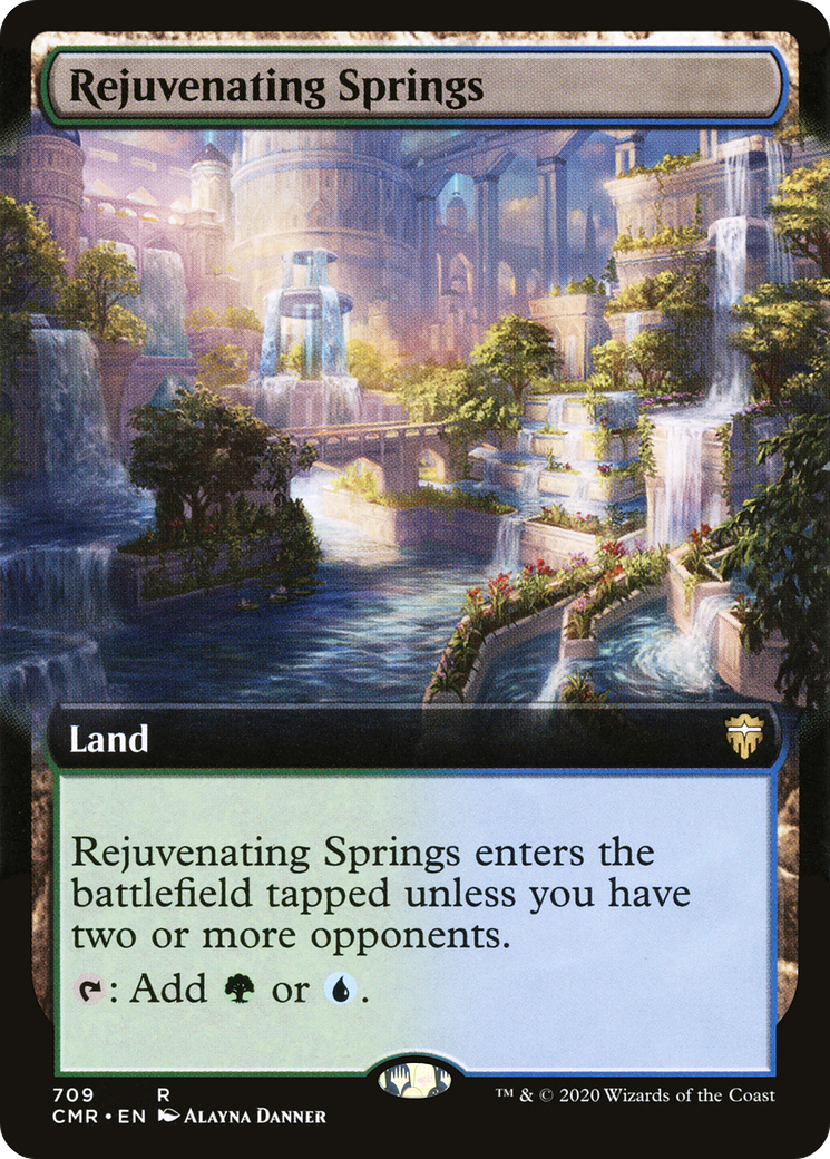 Image of Rejuvenating Springs (Extended Art) (CMR-709) - Commander Legends: (Extended Art)