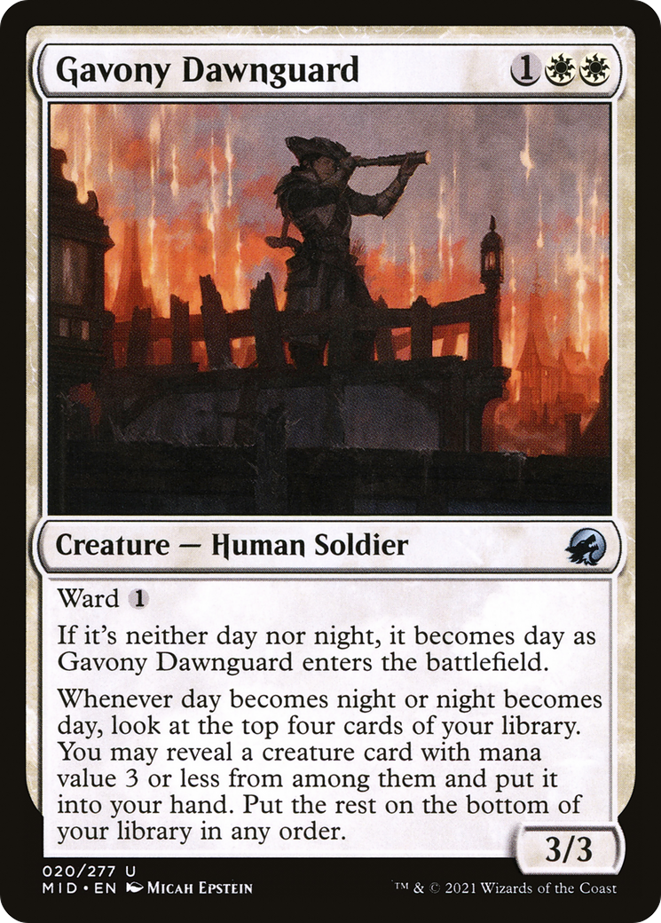 Image of Gavony Dawnguard (MID-020) - Innistrad: Midnight Hunt