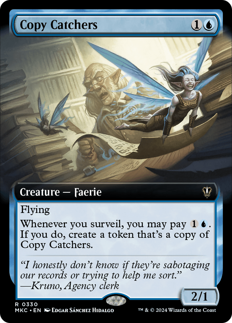Image of Copy Catchers (Extended Art) (MKC-330) - Murders at Karlov Manor Commander: (Extended Art)