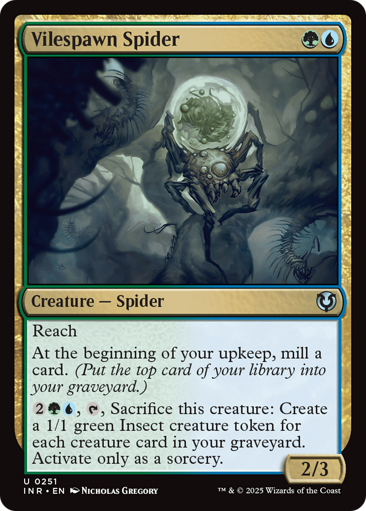 Image of Vilespawn Spider (INR-251) - Innistrad Remastered Foil