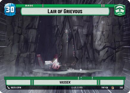 Image of Lair of Grievous (Hyperspace) (298) - Twilight of the Republic