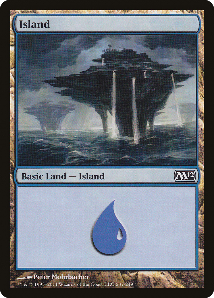 Image of Island (237) (M12-237) - Magic 2012 Foil