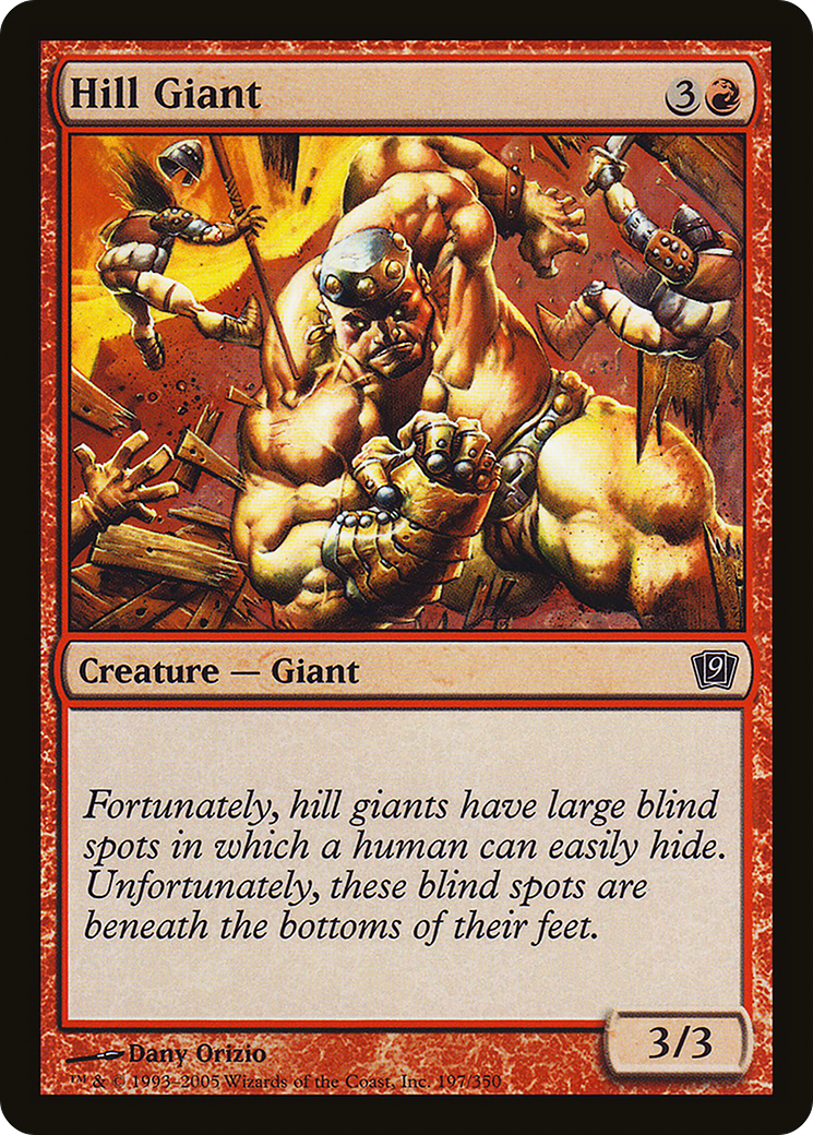 Image of Hill Giant (9ED-197) - 9th Edition