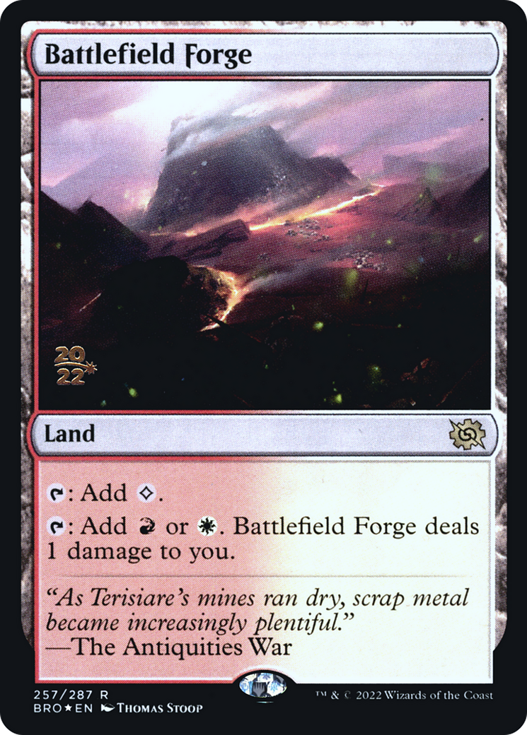 Image of Battlefield Forge (PRE-257) - The Brothers' War Promos Foil
