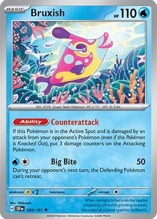 Image of Bruxish 049/191  SV08 Surging Sparks - Uncommon