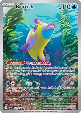 Image of Bruxish 200/191  - Holofoil SV08 Surging Sparks - Illustration Rare