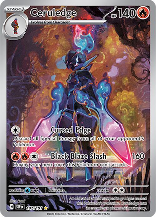 Pokemon Ceruledge - 197/191 - SV08: Surging Sparks (SSP) NM