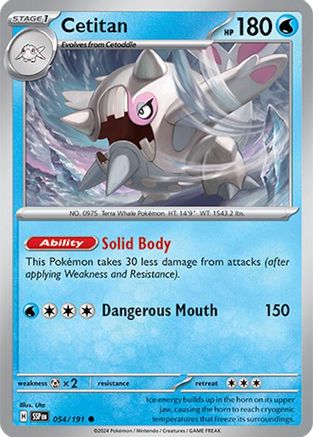 Image of Cetitan 054/191  SV08 Surging Sparks - Common