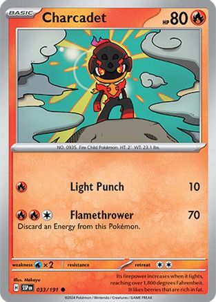 Image of Charcadet 033/191  SV08 Surging Sparks - Common