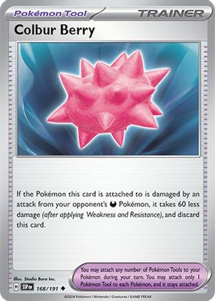 Image of Colbur Berry 168/191  SV08 Surging Sparks - Uncommon