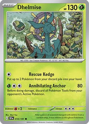 Image of Dhelmise 010/191  SV08 Surging Sparks - Common