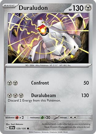 Image of Duraludon 129/191  SV08 Surging Sparks - Common