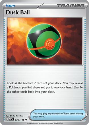 Image of Dusk Ball 175/191  SV08 Surging Sparks - Uncommon