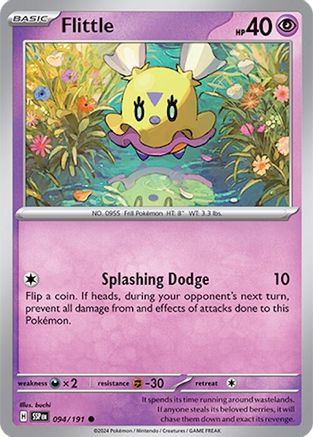 Image of Flittle 094/191  - Reverse Holofoil SV08 Surging Sparks - Common