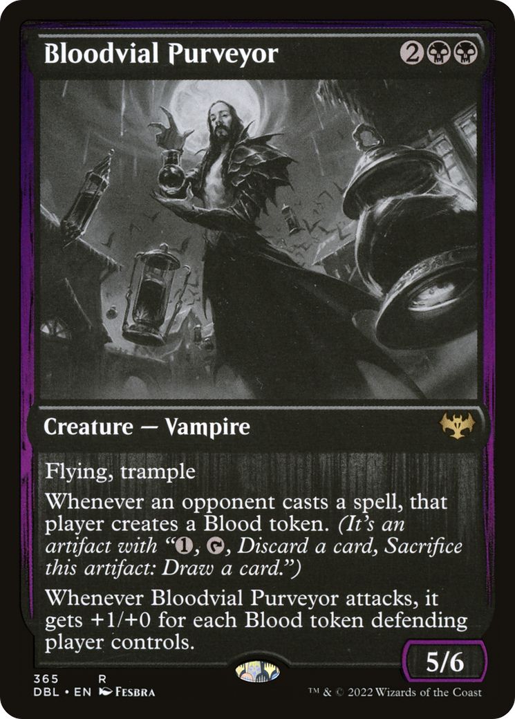 Image of Bloodvial Purveyor (DBL-365) - Innistrad: Double Feature Foil