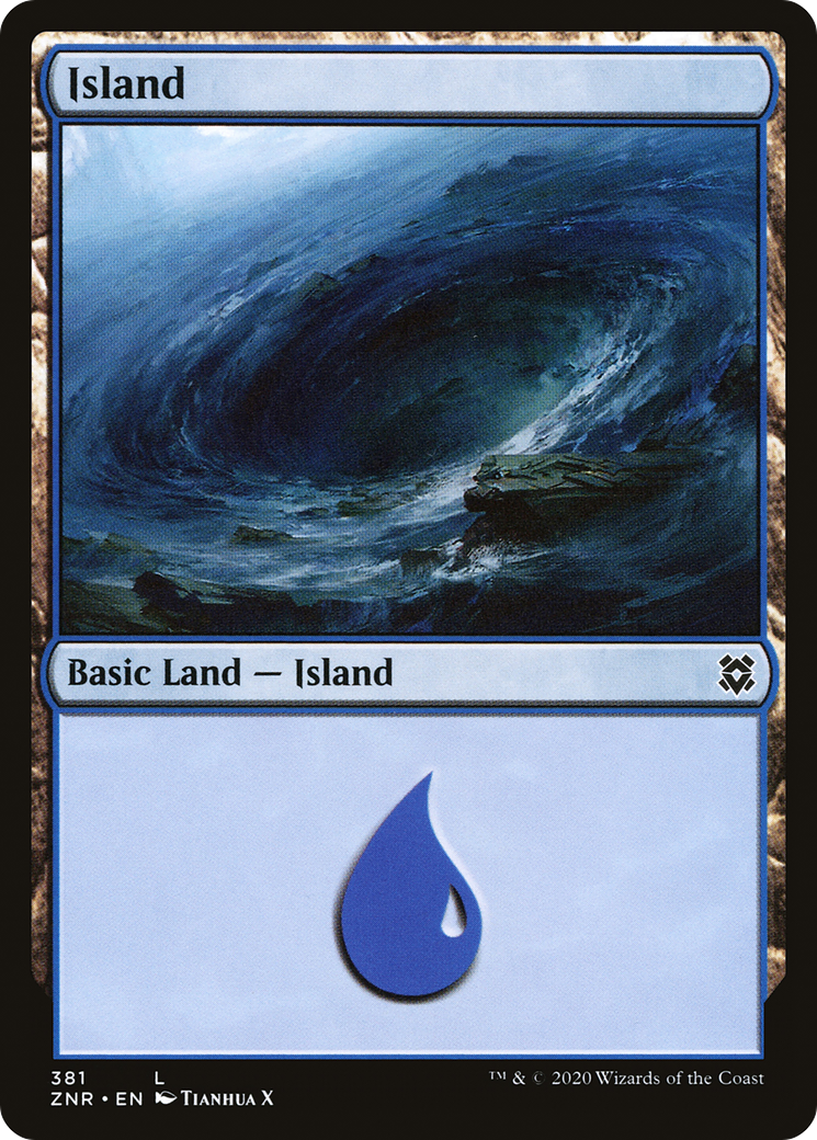 Image of Island (ZNR-381) - Zendikar Rising