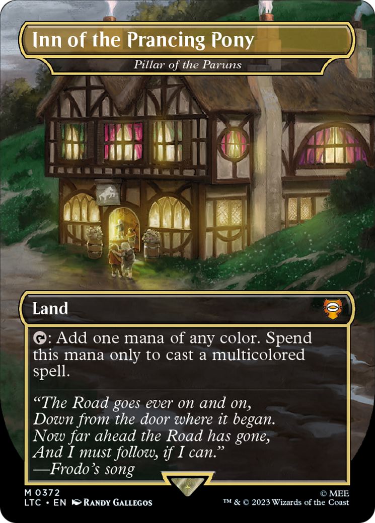 Image of Inn of the Prancing Pony - Pillar of the Paruns (LTC-372) - Tales of Middle-earth Commander / Inn of the Prancing Pony (Borderless)