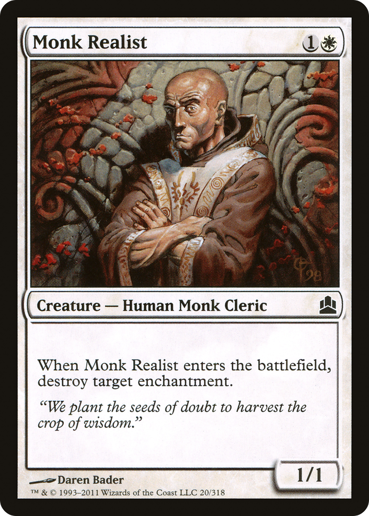 Image of Monk Realist (CMD-020) - Commander 2011