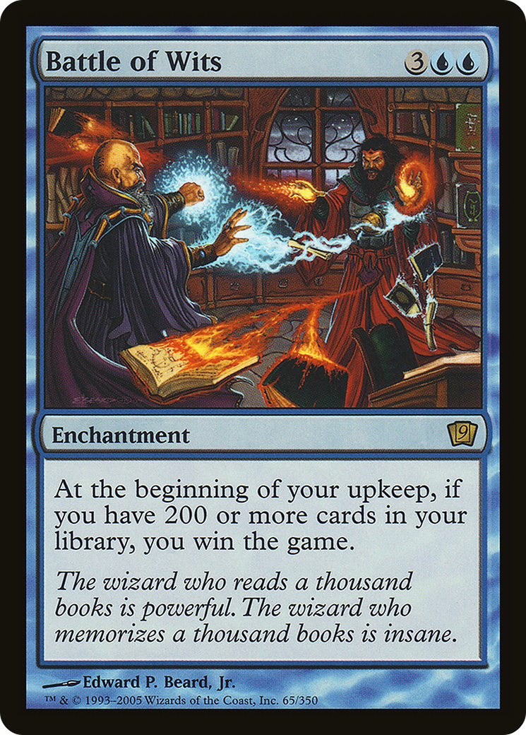 Image of Battle of Wits (9ED-065) - 9th Edition Foil